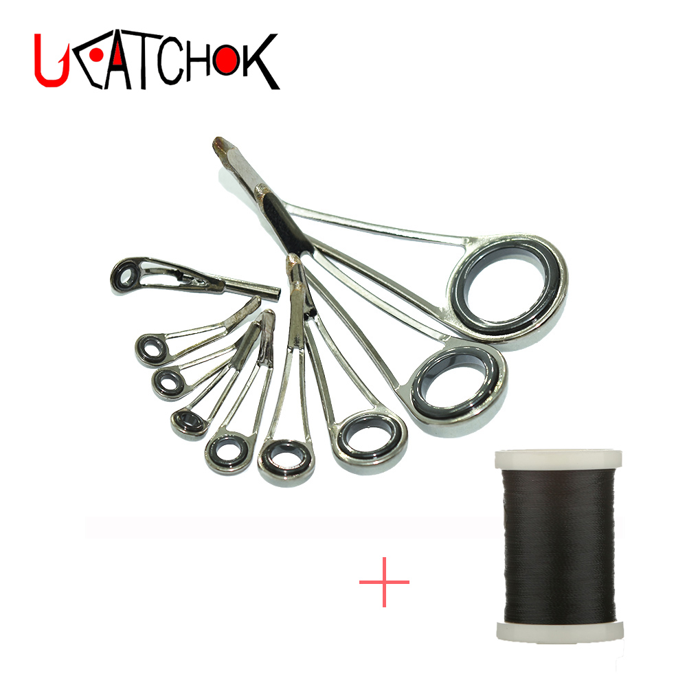 Fishing Rod Repair Kit - Kit 9 Pezzi Anelli Guida per